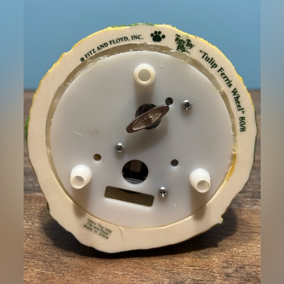 Fitz & Floyd Tulip Ferris Wheel teeny Tiny Tails Animal Music Box 1998 Excellent - Picture 7 of 12
